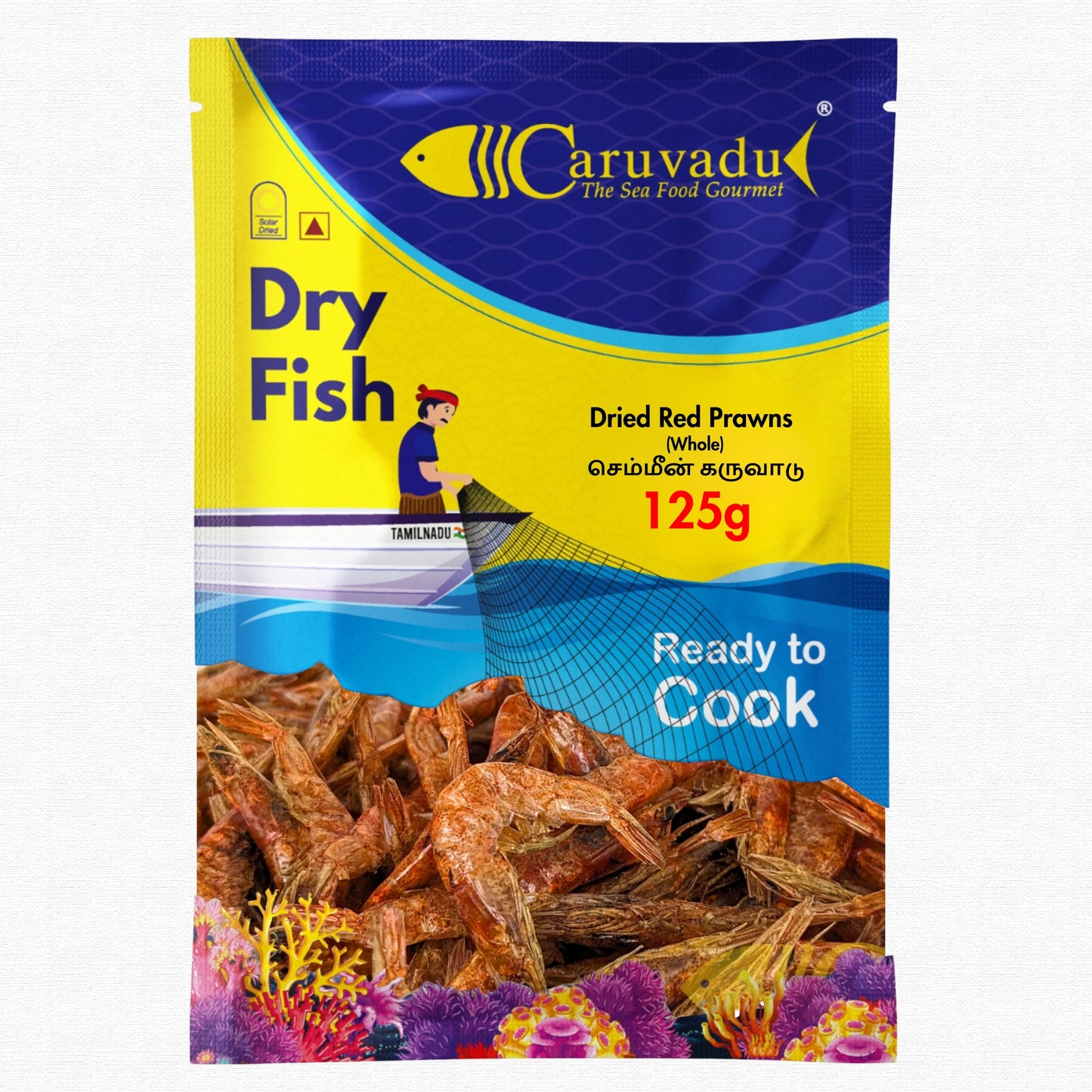 Sun-dried , bold seafood flavor, perfect for traditional curries and crispy fries.