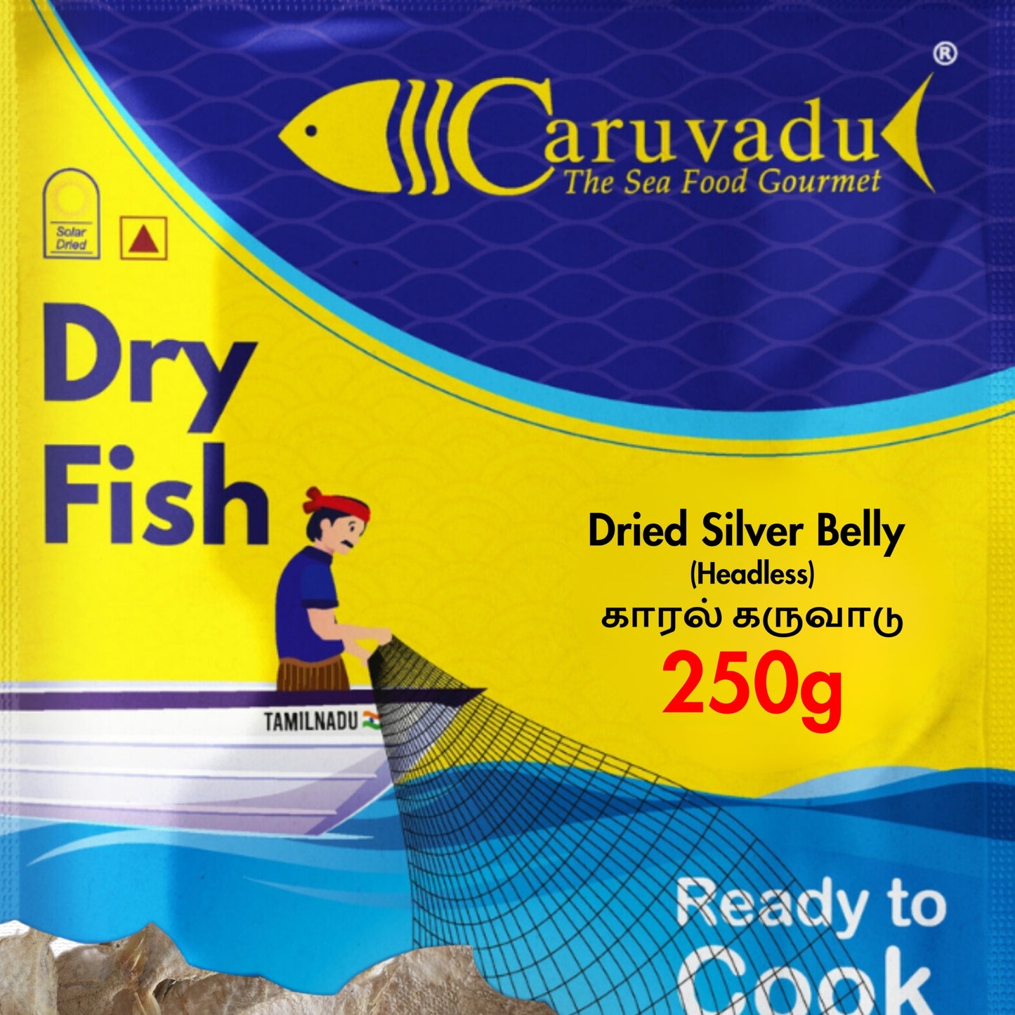 Dried Silver Belly (Whole) Premium whole dried silver belly fish, naturally sun-dried to preserve nutrients and flavor.