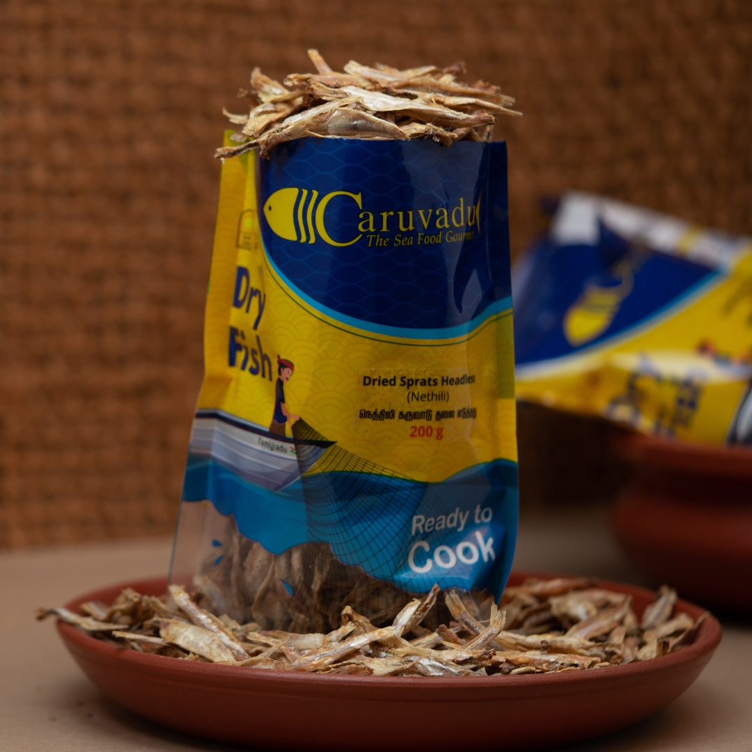 Headless dried anchovy – High-Quality Nethili Karuvadu