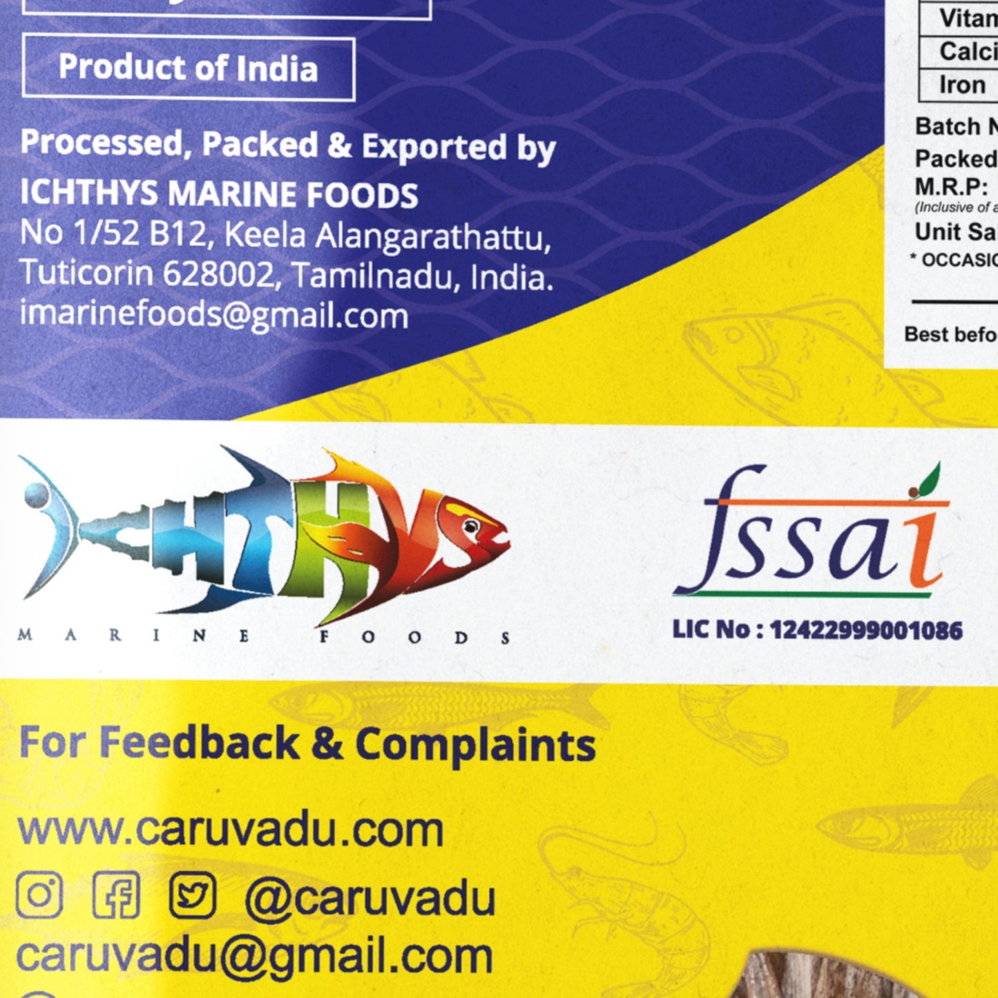 Headless dried anchovy – High-Quality Nethili Karuvadu