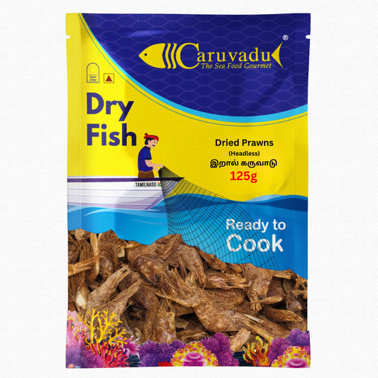 இறால் கருவாடு (Dried Prawns) Headless