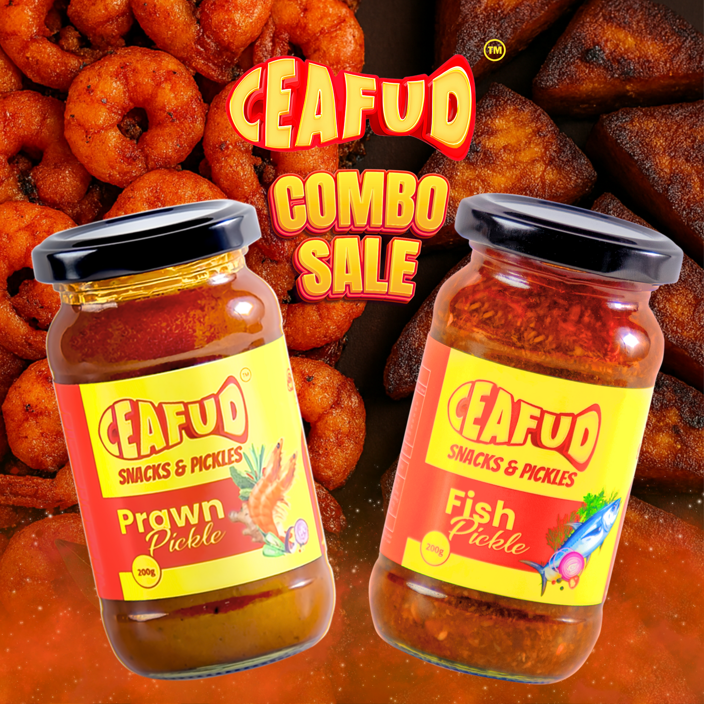 Prawn & Fish Pickle Combo